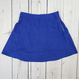 NWT Tobi Side Zip Royal Blue Mini A-Line Skater Skirt Women's Size Small